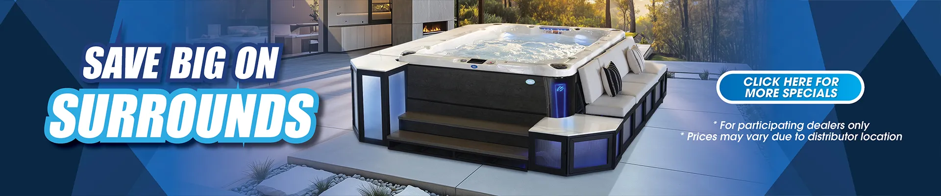 Calspas hot tub being used in a family setting - Big Sky